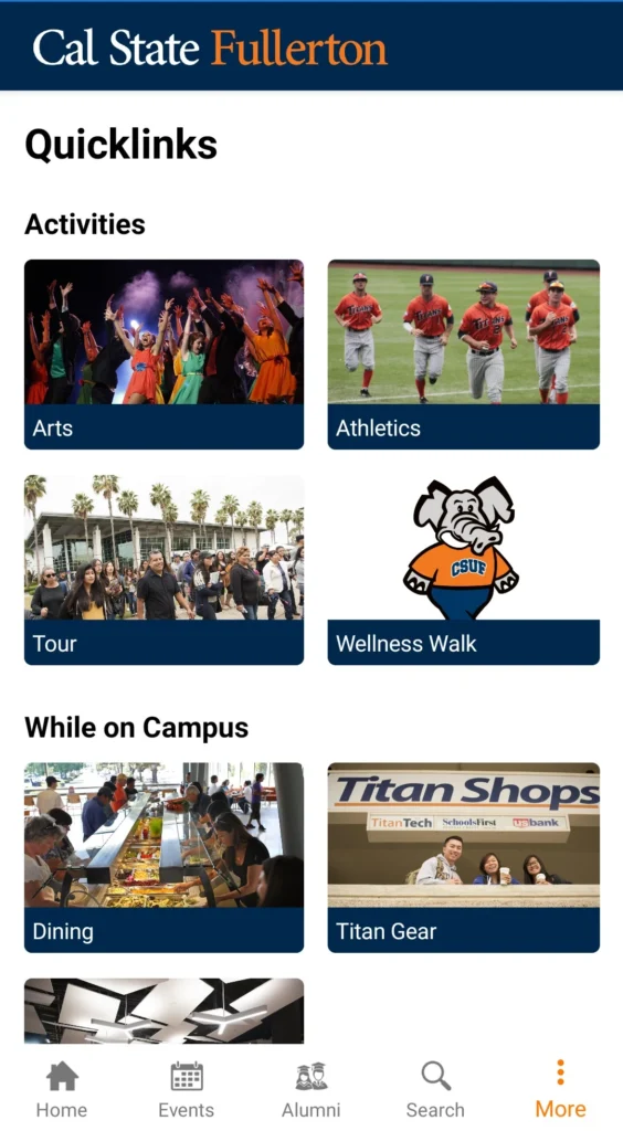 Cal State Fullerton Mobile App