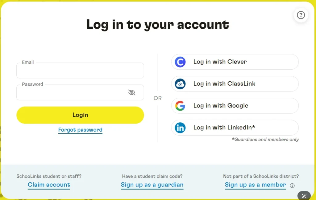 Different ways of logging in to CPS Portal
