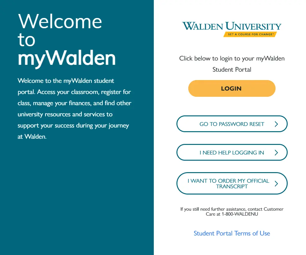 Walden Student Portal Login