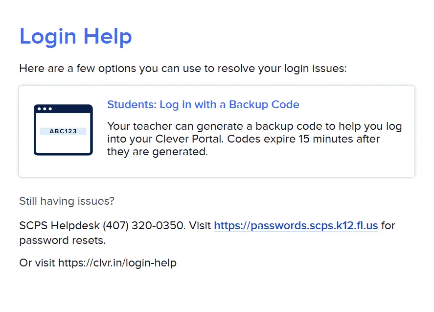 scps portal pasword reset